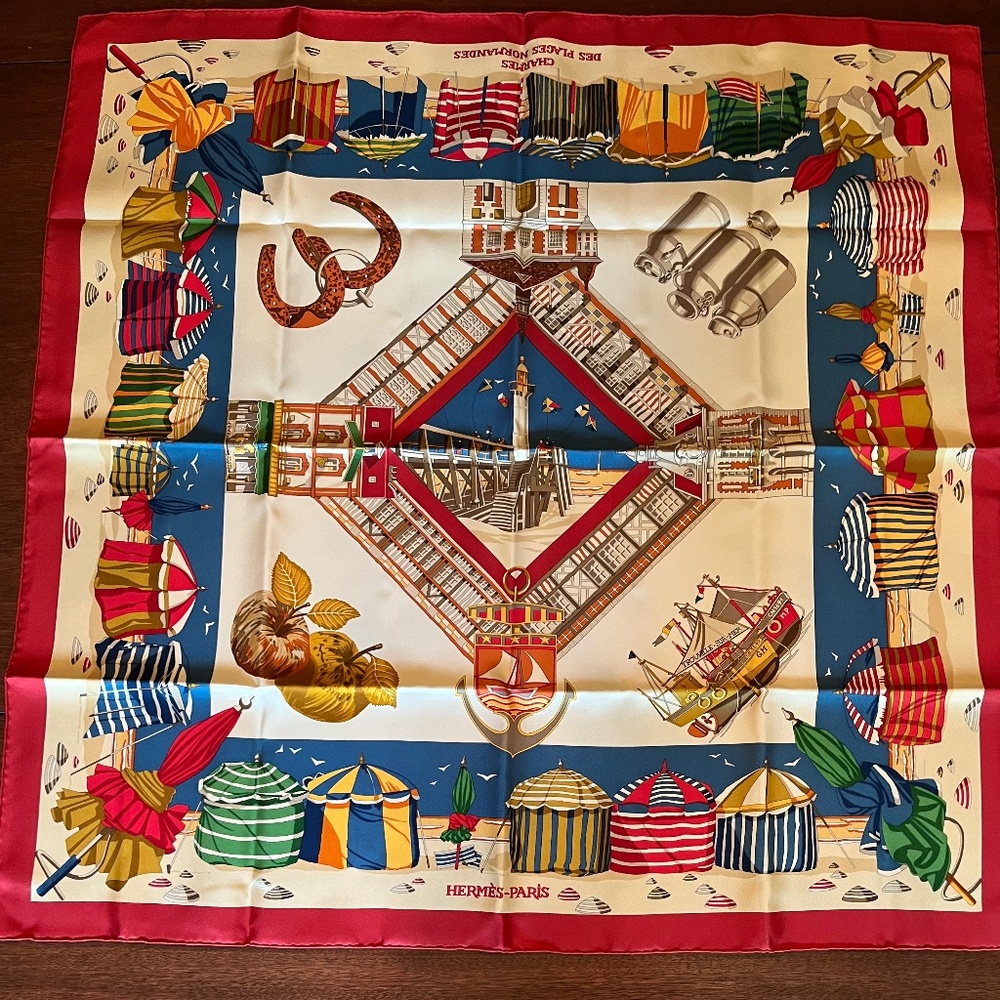 Hermes Charmes Des Plages Scarf